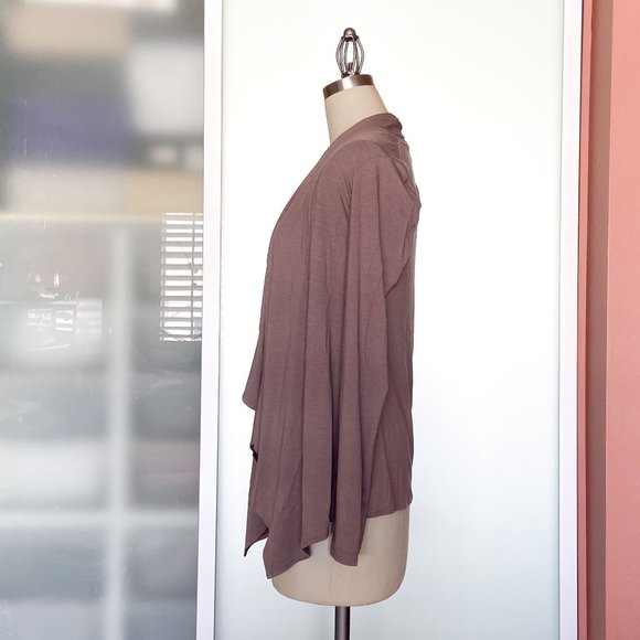 Banana Republic dusty mauve stretchy lightweight cardigan size small - Picture 4 of 9